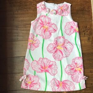 Girls Lily Pulitzer cotton shift dress worn once!